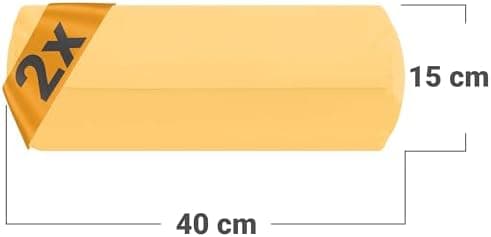Doppelpack Baumwoll-Kissenbezüge 40 x 15 cm – Navyblau, schlichtes modernes Design