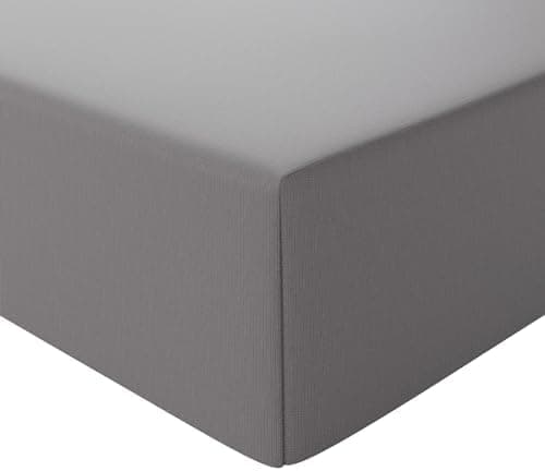 Amazon Basics Spannbettlaken – 100% Baumwolle (Jersey), 120 x 200 cm für Matratzen bis 30 cm