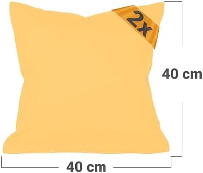 Doppelpack Baumwoll-Kissenbezüge 40 x 15 cm – Navyblau, schlichtes modernes Design