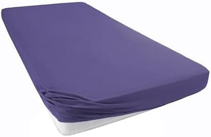Jersey-Spannbettlaken 100% Baumwolle – 90–100×200 cm, für Matratzen bis 25 cm (Steghöhe bis 23 cm), Beige