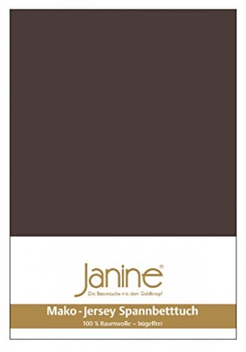 Janine Spannbettlaken Mako-Feinjersey Classic Jersey für Matratzen 180–200 x 200 cm