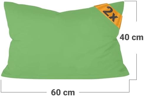 Doppelpack Baumwoll-Kissenbezüge 40 x 15 cm – Navyblau, schlichtes modernes Design