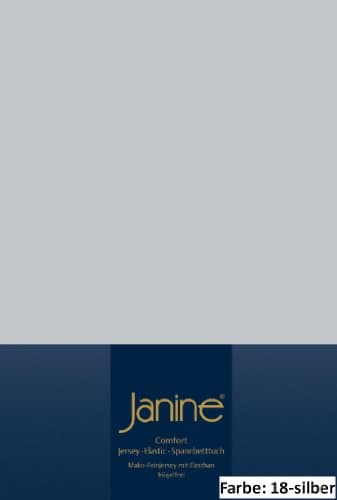 Janine Spannbettlaken Mako-Feinjersey Classic Jersey für Matratzen 180–200 x 200 cm