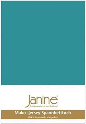 Janine Spannbettlaken Mako-Feinjersey Classic Jersey für Matratzen 180–200 x 200 cm