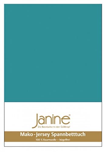Janine Spannbettlaken Mako-Feinjersey Classic Jersey für Matratzen 180–200 x 200 cm