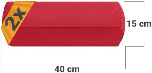 Doppelpack Baumwoll-Kissenbezüge 40 x 15 cm – Navyblau, schlichtes modernes Design