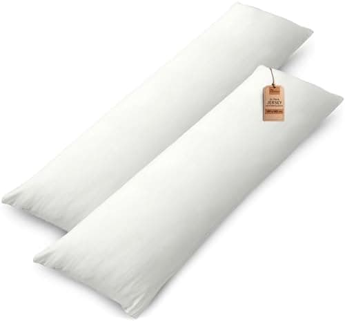 NatureMark Jersey Kissenbezüge – weich & atmungsaktiv, hautfreundlich – 40x40 cm, Anthrazit
