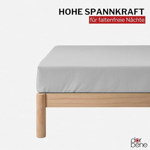 Spannbettlaken 140x200 cm – Jersey Baumwolle, Oeko‑TEX zertifiziert