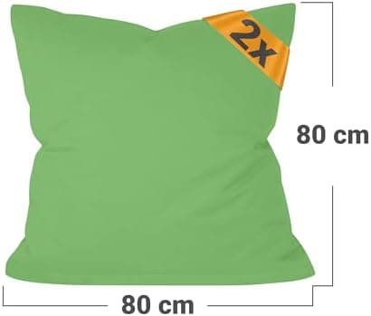 Doppelpack Baumwoll-Kissenbezüge 40 x 15 cm – Navyblau, schlichtes modernes Design