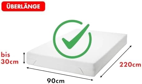 Jacobson Spannbettlaken 180×200 cm – GOTS‑zertifizierte Bio‑Baumwolle