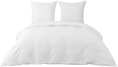 BEDSURE Bettwäsche 135x200 4‑teilig – Weiches Baumwoll‑Feeling Bettwäsche‑Set 135 x 200 cm, inkl. 2 Kissenbezüge 80x80,
