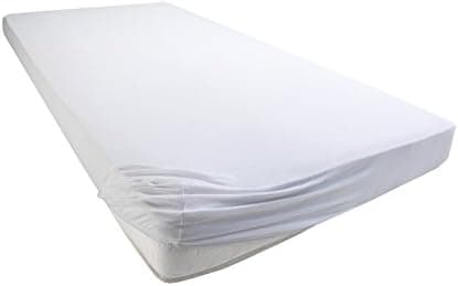Jersey-Spannbettlaken 100% Baumwolle – 90–100×200 cm, für Matratzen bis 25 cm (Steghöhe bis 23 cm), Beige