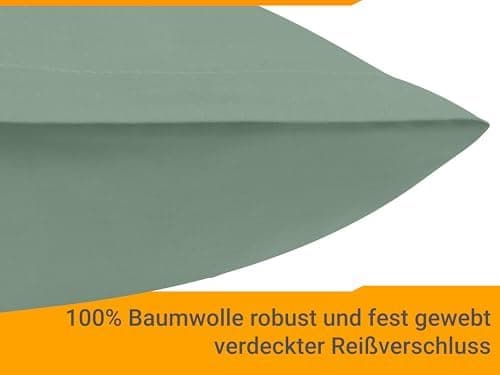 Doppelpack Baumwoll-Kissenbezüge 40 x 15 cm – Navyblau, schlichtes modernes Design