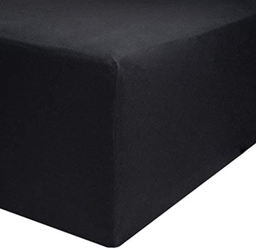 AVANTGARDE Spannbettlaken 180x200–200x220 cm, 40 cm Steg – 100% Jersey-Baumwolle 170 g/m², OEKO-TEX – passend für Boxspr