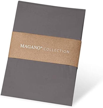 Magano® Bettwäsche 135x200 Taupe – Bambus & Baumwolle Satin 400 TC Premium, Deckenbezug 135x200 cm + Kissenbezug 40x80 c