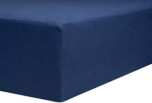 AVANTGARDE Spannbettlaken 180x200–200x220 cm, 40 cm Steg – 100% Jersey-Baumwolle 170 g/m², OEKO-TEX – passend für Boxspr