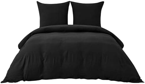 BEDSURE Bettwäsche 135x200 4‑teilig – Weiches Baumwoll‑Feeling Bettwäsche‑Set 135 x 200 cm, inkl. 2 Kissenbezüge 80x80,