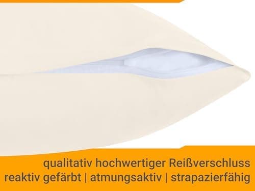 Doppelpack Baumwoll-Kissenbezüge 40 x 15 cm – Navyblau, schlichtes modernes Design