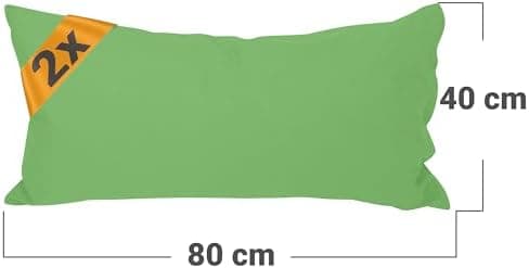 Doppelpack Baumwoll-Kissenbezüge 40 x 15 cm – Navyblau, schlichtes modernes Design
