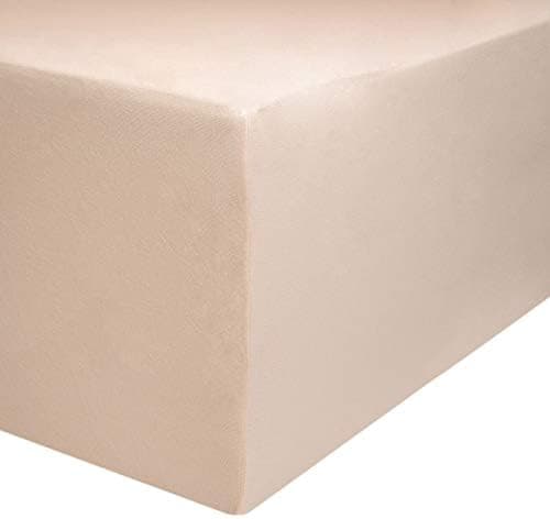 AVANTGARDE Spannbettlaken 180x200–200x220 cm, 40 cm Steg – 100% Jersey-Baumwolle 170 g/m², OEKO-TEX – passend für Boxspr