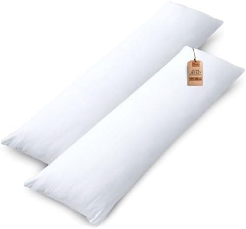 NatureMark Jersey Kissenbezüge – weich & atmungsaktiv, hautfreundlich – 40x40 cm, Anthrazit