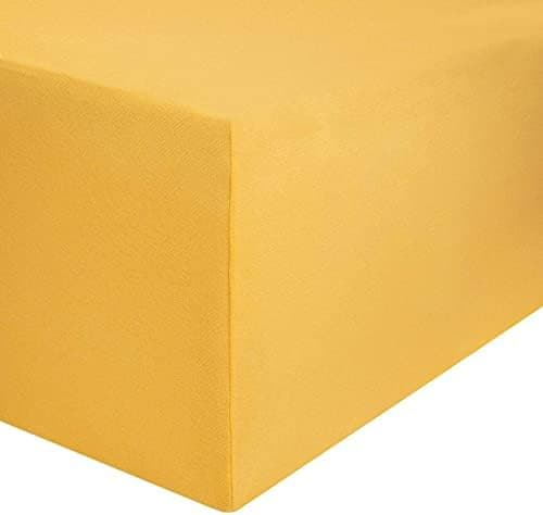 AVANTGARDE Spannbettlaken 180x200–200x220 cm, 40 cm Steg – 100% Jersey-Baumwolle 170 g/m², OEKO-TEX – passend für Boxspr