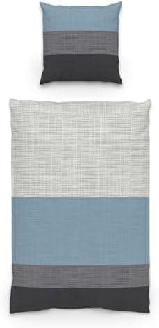 LARAWELL Bettwäsche-Set 135x200 Baumwolle