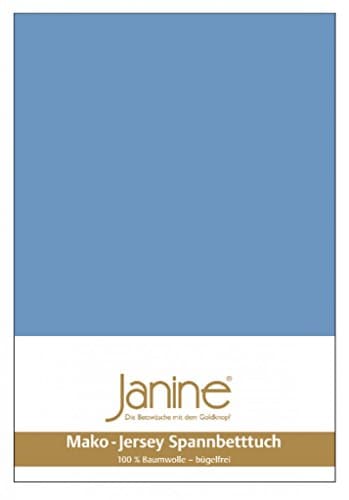 Janine Spannbettlaken Mako-Feinjersey Classic Jersey für Matratzen 180–200 x 200 cm