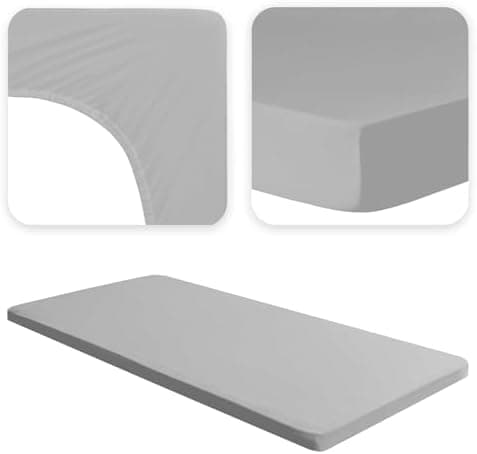 Jacobson Jersey-Spannbettlaken aus Baumwolle – OEKO-TEX STANDARD 100, 180x200–200x200 cm, Weiß