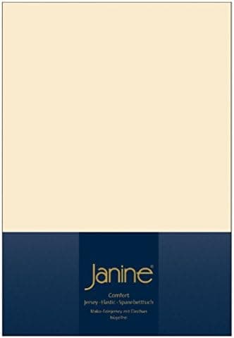 Janine Spannbettlaken Mako-Feinjersey Classic Jersey für Matratzen 180–200 x 200 cm