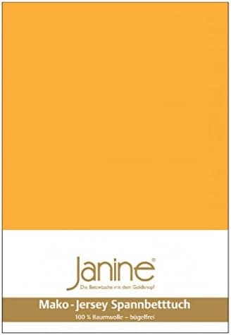 Janine Spannbettlaken Mako-Feinjersey Classic Jersey für Matratzen 180–200 x 200 cm