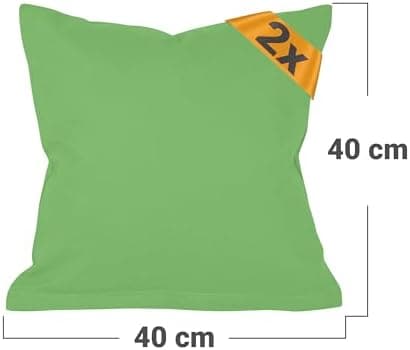 Doppelpack Baumwoll-Kissenbezüge 40 x 15 cm – Navyblau, schlichtes modernes Design