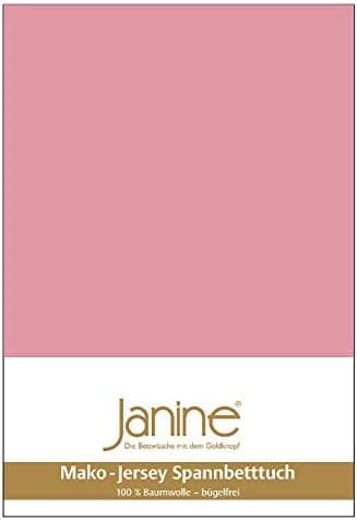 Janine Spannbettlaken Mako-Feinjersey Classic Jersey für Matratzen 180–200 x 200 cm