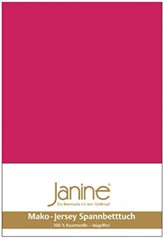 Janine Spannbettlaken Mako-Feinjersey Classic Jersey für Matratzen 180–200 x 200 cm