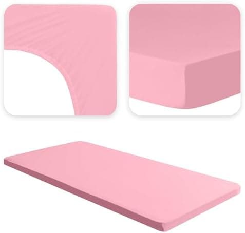 Jacobson Jersey-Spannbettlaken aus Baumwolle – OEKO-TEX STANDARD 100, 180x200–200x200 cm, Weiß