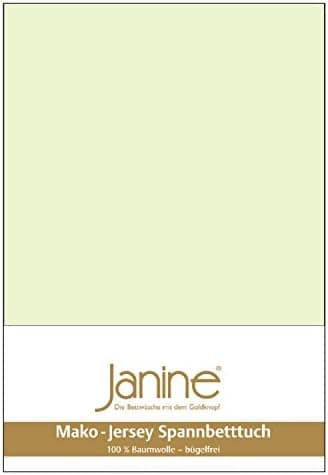 Janine Spannbettlaken Mako-Feinjersey Classic Jersey für Matratzen 180–200 x 200 cm