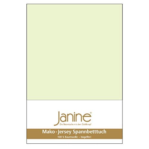 Janine Spannbettlaken Mako-Feinjersey Classic Jersey für Matratzen 180–200 x 200 cm