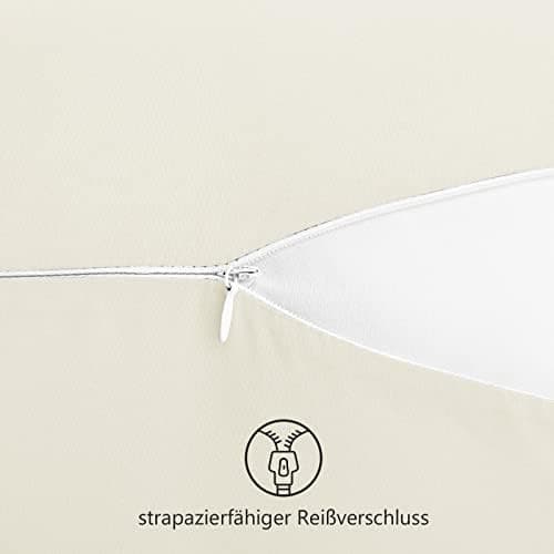 REDKEY Kissenbezug 40x80 cm 2er Set – gebürstetes Mikrofaser, Reißverschluss, waschbar bis 40°C – Anthrazit