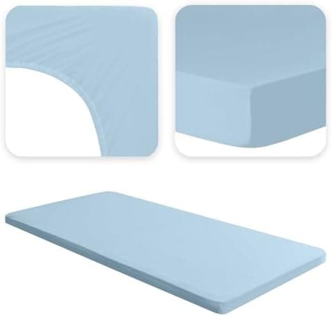 Jacobson Jersey-Spannbettlaken aus Baumwolle – OEKO-TEX STANDARD 100, 180x200–200x200 cm, Weiß