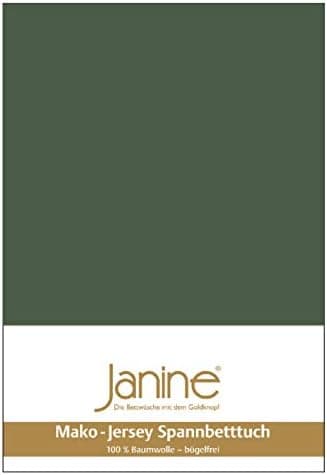 Janine Spannbettlaken Mako-Feinjersey Classic Jersey für Matratzen 180–200 x 200 cm