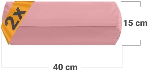 Doppelpack Baumwoll-Kissenbezüge 40 x 15 cm – Navyblau, schlichtes modernes Design
