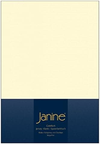Janine Spannbettlaken Mako-Feinjersey Classic Jersey für Matratzen 180–200 x 200 cm