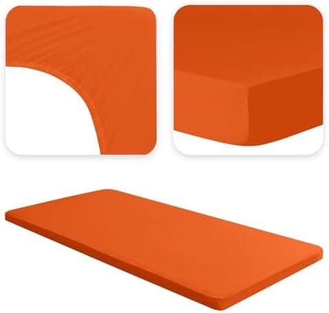 Jacobson Jersey-Spannbettlaken aus Baumwolle – OEKO-TEX STANDARD 100, 180x200–200x200 cm, Weiß