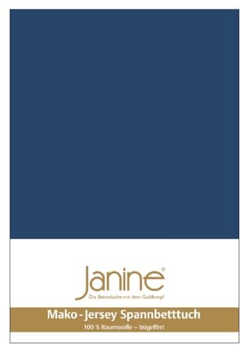 Janine Spannbettlaken Mako-Feinjersey Classic Jersey für Matratzen 180–200 x 200 cm