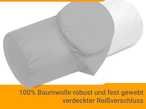 Doppelpack Baumwoll-Kissenbezüge 40 x 15 cm – Navyblau, schlichtes modernes Design