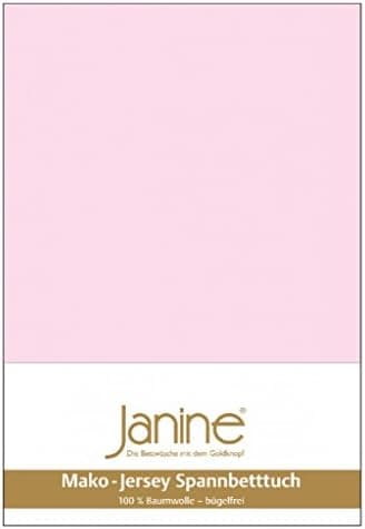 Janine Spannbettlaken Mako-Feinjersey Classic Jersey für Matratzen 180–200 x 200 cm