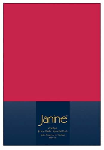 Janine Spannbettlaken Mako-Feinjersey Classic Jersey für Matratzen 180–200 x 200 cm