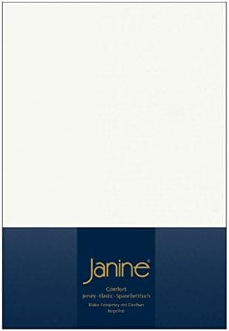 Janine Spannbettlaken Mako-Feinjersey Classic Jersey für Matratzen 180–200 x 200 cm