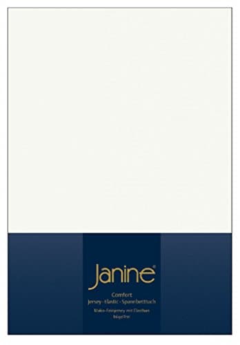 Janine Spannbettlaken Mako-Feinjersey Classic Jersey für Matratzen 180–200 x 200 cm