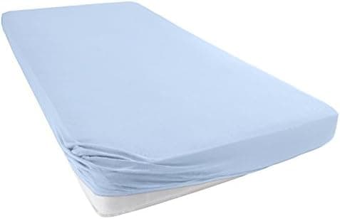Jersey-Spannbettlaken 100% Baumwolle – 90–100×200 cm, für Matratzen bis 25 cm (Steghöhe bis 23 cm), Beige